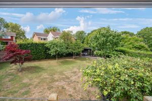 Garden from terrace- click for photo gallery